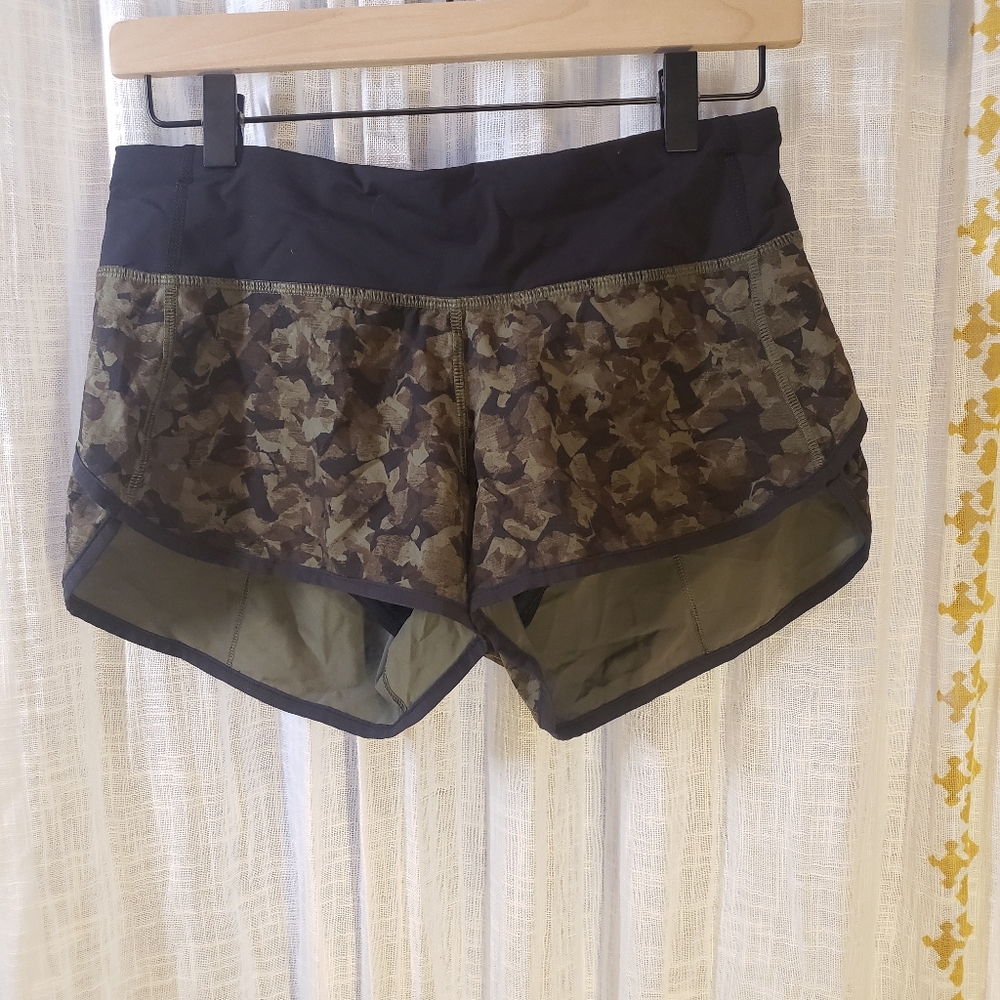 Lululemon camo shorts